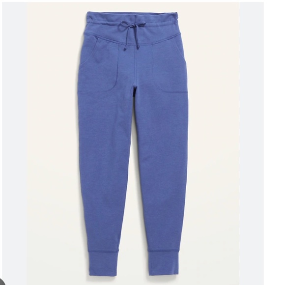 Kids Old Navy PowerChill joggers high waisted blue size XL 14-16 - Picture 11 of 12
